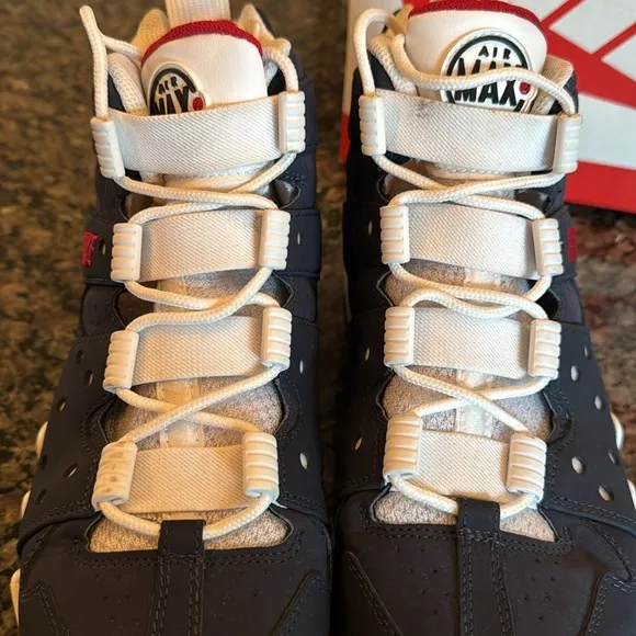 Nike Air Max2 CB ‘94 Obsidian USA Navy and Red Sneakers EUC 10.5