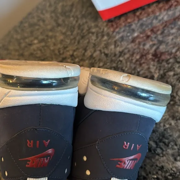 Nike Air Max2 CB ‘94 Obsidian USA Navy and Red Sneakers EUC 10.5