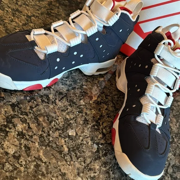 Nike Air Max2 CB ‘94 Obsidian USA Navy and Red Sneakers EUC 10.5
