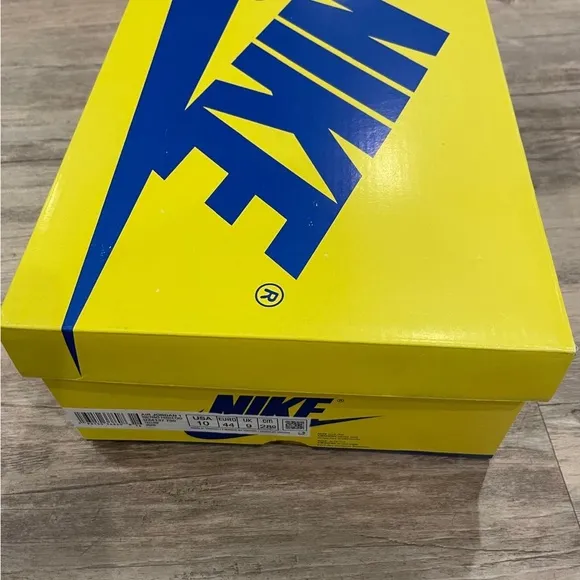 Nike Air Sneakers in Vibrant Yellow and Blue