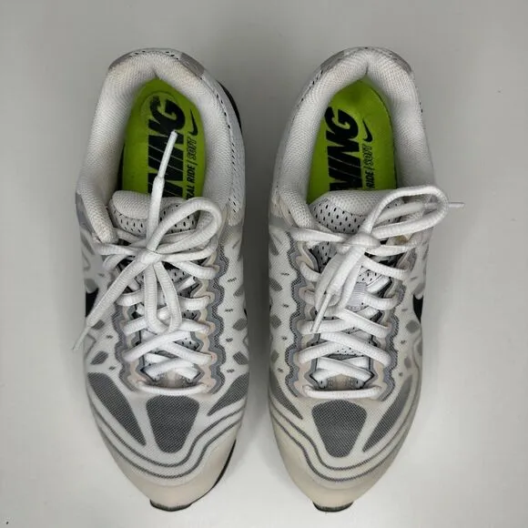 Nike Cream White Black Gray Tailwind 7 Max Air Womens Running Sneakers Size 9