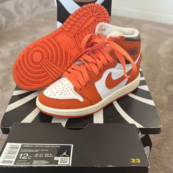 Nike Dunk High Sneakers White/Starfish-Cacao