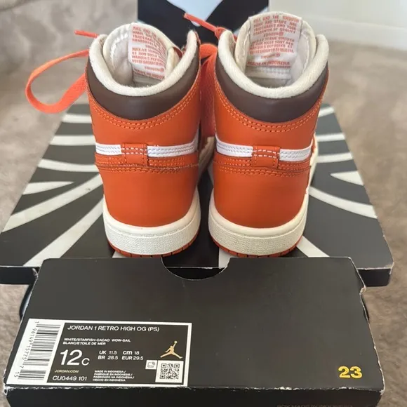 Nike Dunk High Sneakers White/Starfish-Cacao