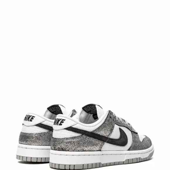 Nike Dunk Low &quot;Golden Gals&quot; metallic silver sneakers Size 5