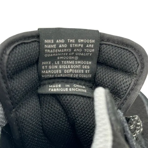 Nike Dunk Sky Hi Essentials Sneakers SZ 10 Black Suede Wedge Gum Sole 644877-006