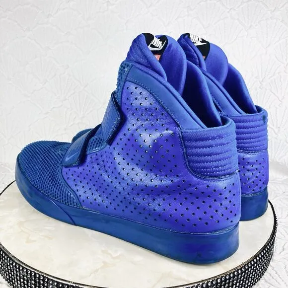 Nike Flystepper 2K3 Premium Hyper Cobalt Sneakers Blue Leather Y2K Sporty Shoes