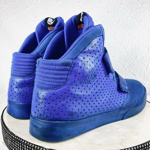 Nike Flystepper 2K3 Premium Hyper Cobalt Sneakers Blue Leather Y2K Sporty Shoes