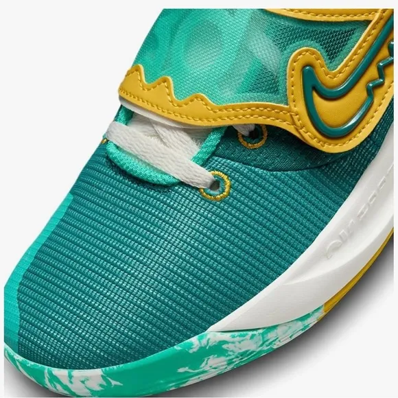 Nike Green and Yellow High-Top Sneakers