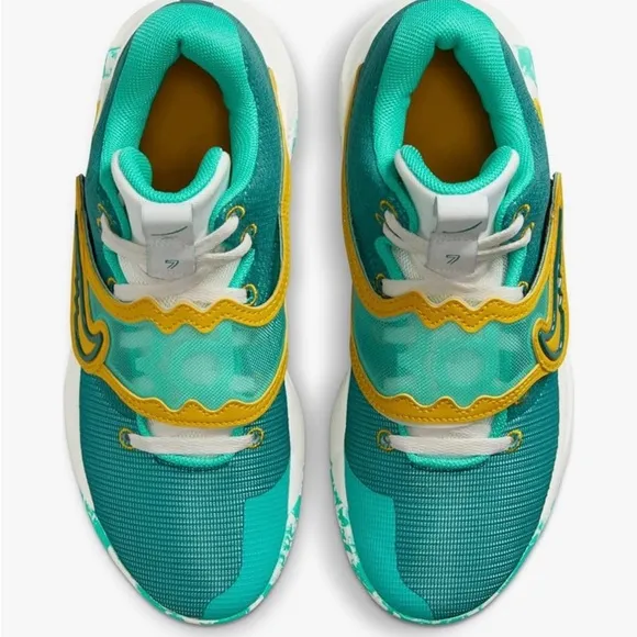 Nike Green and Yellow High-Top Sneakers
