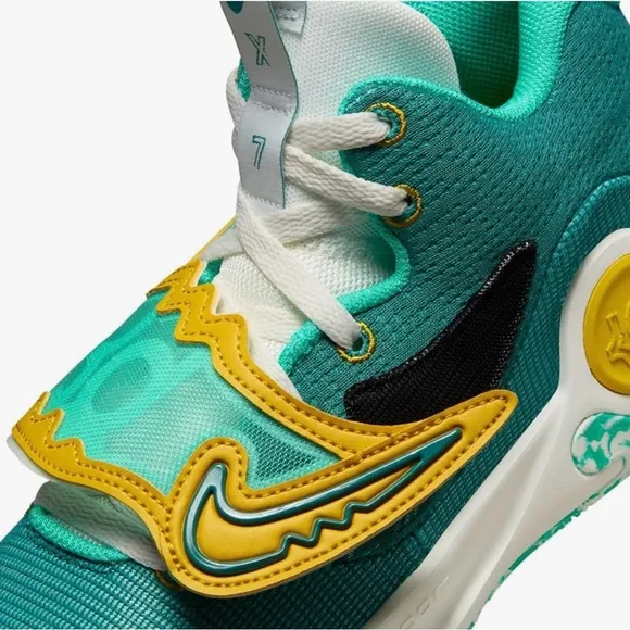 Nike Green and Yellow High-Top Sneakers