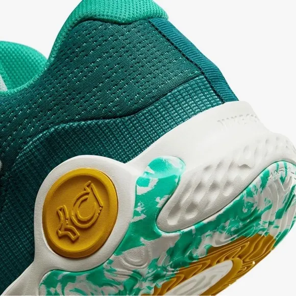 Nike Green and Yellow High-Top Sneakers