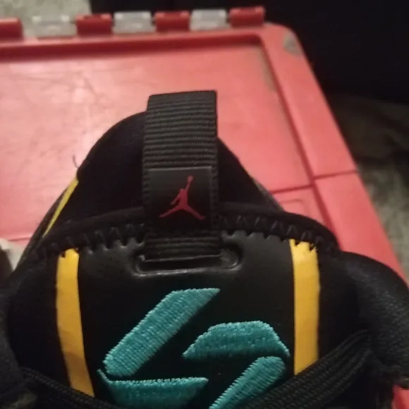 Nike Jordan Luka 2 Yellow and Black Sneakers with Animal Print