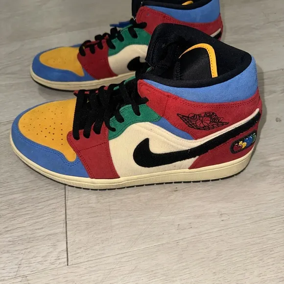 Nike Men’s Blue The Great Mid Fearless Colorful High-Top Sneakers