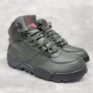 Nike Mens Size 9 Boots Olive Green Combat Tactical Hiking Rhyodomo Sequoia
