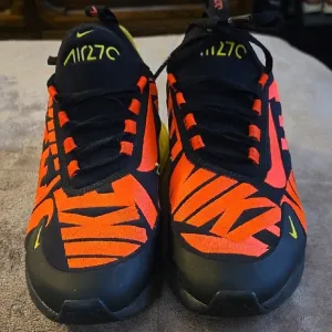 Nike Orange and Black Sneakers Bold Design
