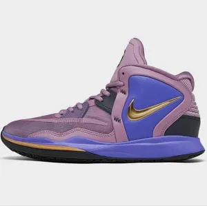 Nike Purple and Gold Kyrie High-Top Sneakers Size 4