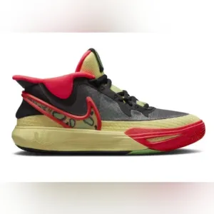 Nike Red and Yellow Sneakers with Modern Design