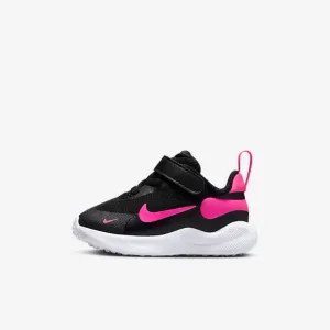 Nike Revolution 7 Kids' Sneakers - Black and Pink Size 5c