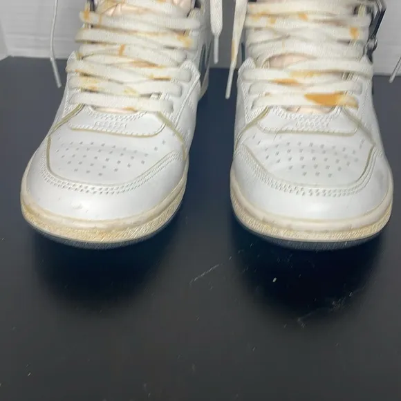 Nike Sneakers 8 Mens Black White High-Top A Maniere Mid Jordan Air Deadstock