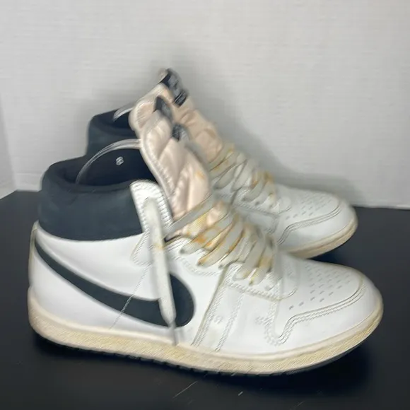 Nike Sneakers 8 Mens Black White High-Top A Maniere Mid Jordan Air Deadstock
