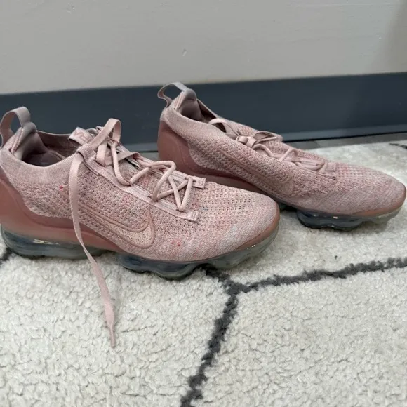 Nike Sneakers Vapormax Flyknit in Pink Oxford