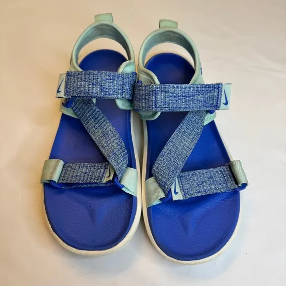 Nike Z Strap Sandals Blue and Turquoise
