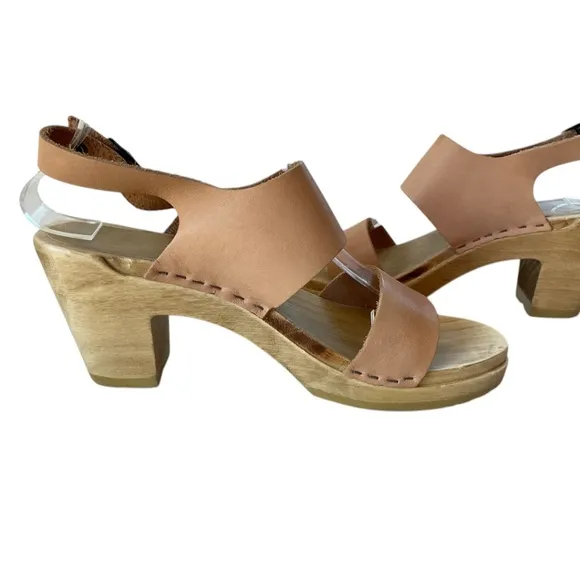 No. 6 Harper Clog Heeled Sandals