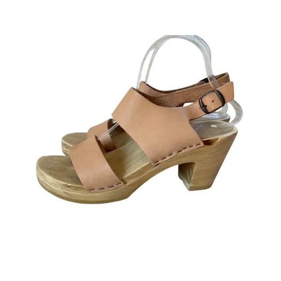 No. 6 Harper Clog Heeled Sandals