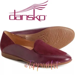 NWOB $130  DanskoLace Suede and Leather Slip-On Loafers
