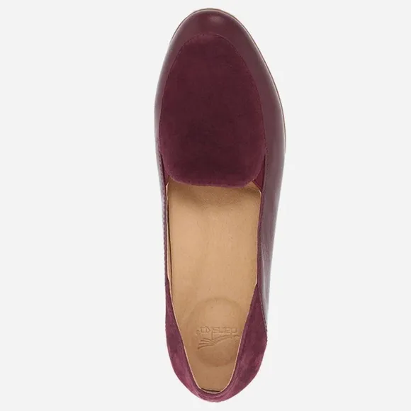 NWOB $130  DanskoLace Suede and Leather Slip-On Loafers
