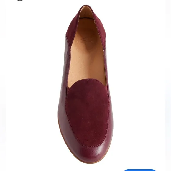NWOB $130  DanskoLace Suede and Leather Slip-On Loafers