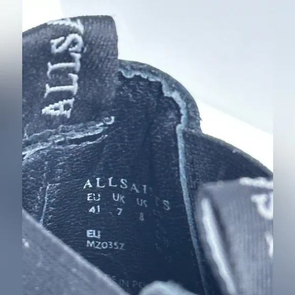 NWOB ALLSAINTS Men's Eli Pull On Chelsea Boots, Size EU 41 / US 8