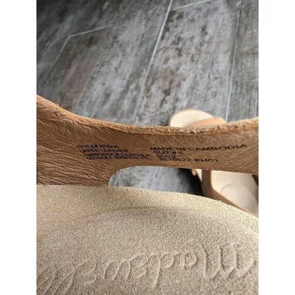 *NWOB MADEWELL The Addie Leather Ankle Strap Sandal