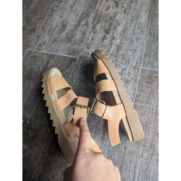 *NWOB MADEWELL The Addie Leather Ankle Strap Sandal