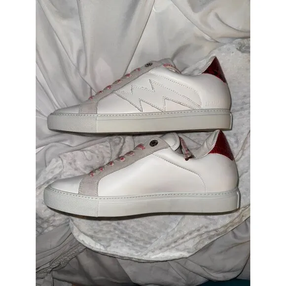 NWOB Zadig &amp; Voltaire Kiss Sneaker in White size 40