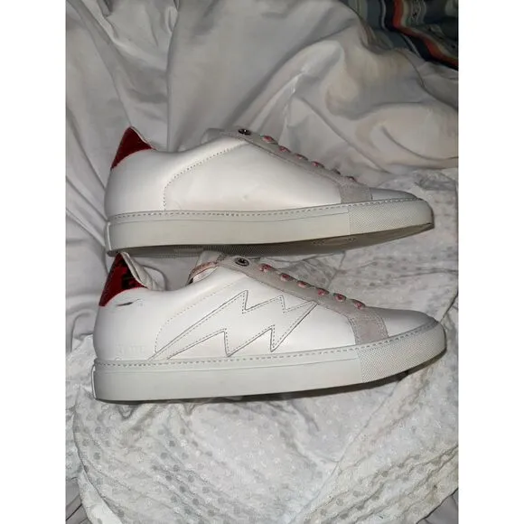 NWOB Zadig &amp; Voltaire Kiss Sneaker in White size 40