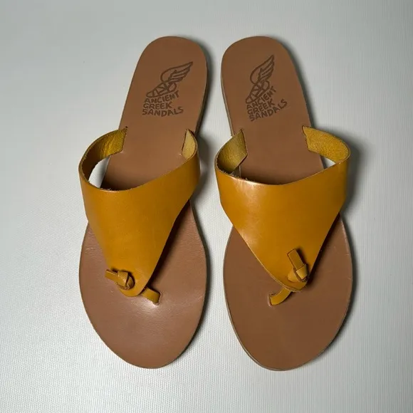 NWOT Ancient Greek Leather Thong Sandals - sz 41