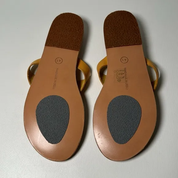 NWOT Ancient Greek Leather Thong Sandals - sz 41