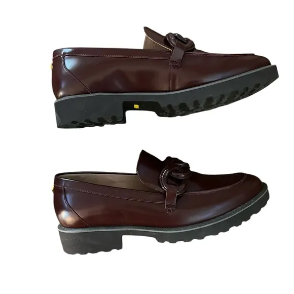 NWOT Cole Haan Geneva Chain Bloodstone Loafers – Sz 9.5B