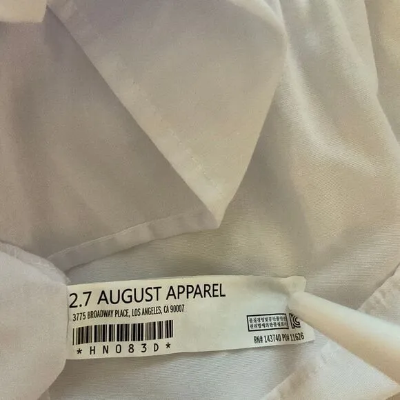 NWOT Pomander Place White Quinn Tiered Day Dress