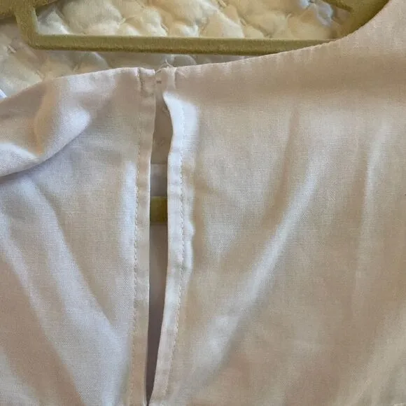 NWOT Pomander Place White Quinn Tiered Day Dress
