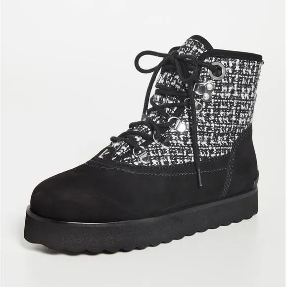 NWOT Women’s Larroude Vail Ankle Platform Boots – Sz 9