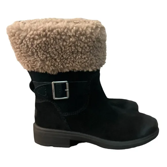 NWOT Women’s Ugg Harrison Cuff Boots in Black – Sz 6.5