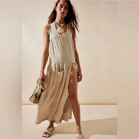 NWT &amp; NWOT Free People Runaway With Me Maxi $108 MSRP!