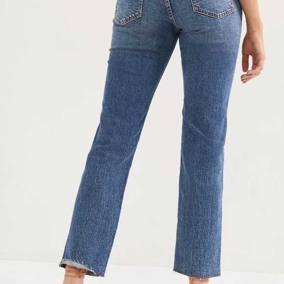 NWT Anthropologie Pilcro Vintage Straight Blue Jeans size 31