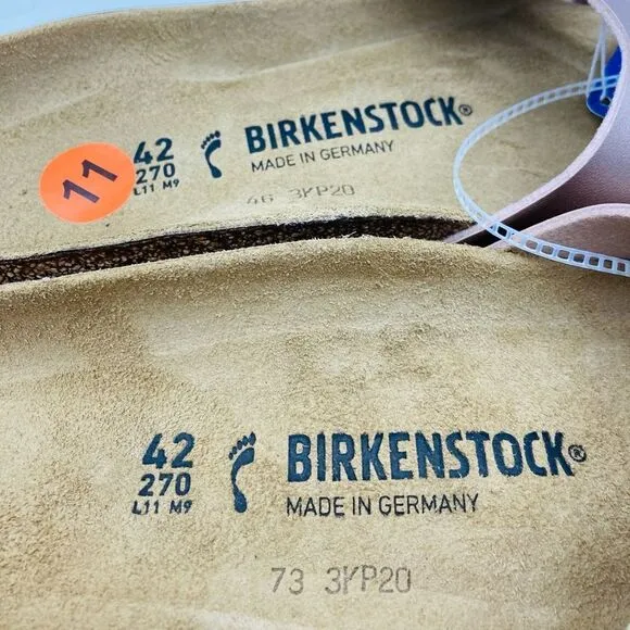NWT Birkenstock Madrid Metallic Copper Women’s Sandals 11/42/270 Germany