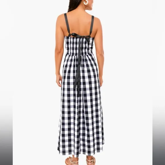 NWT Black Gingham Lelia Dress