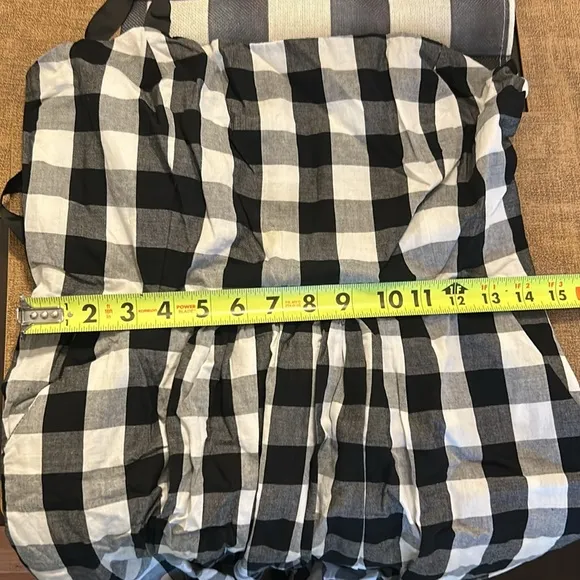 NWT Black Gingham Lelia Dress