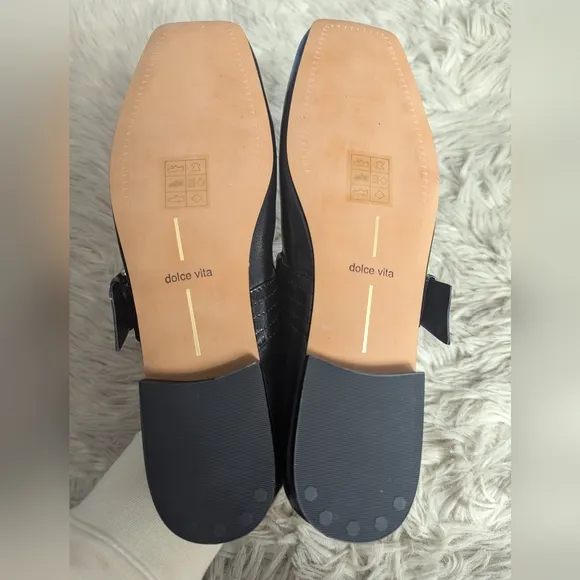 NWT Dolce Vita Arora Patent Leather Mary Jane Ballet Flats in Midnight