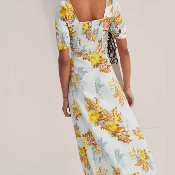NWT Favorite Daughter Floral Midi Dress – Size 2, Retails $268